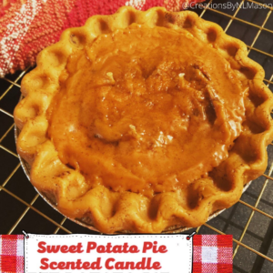 Hand poured Sweet Potato Pie Scented Soy Candle